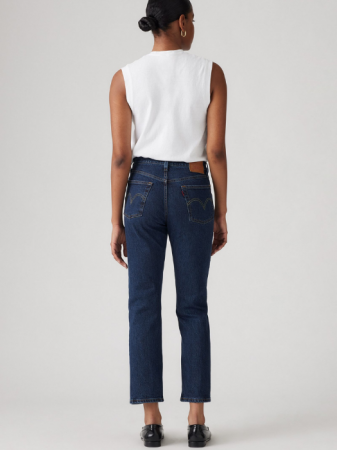 Straight - Levi's Женские Джинсы Темно-Синие 501 CROP Straight