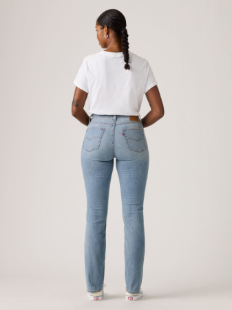 Straight - Levi's Blugi Albastri 724 Straight Femei