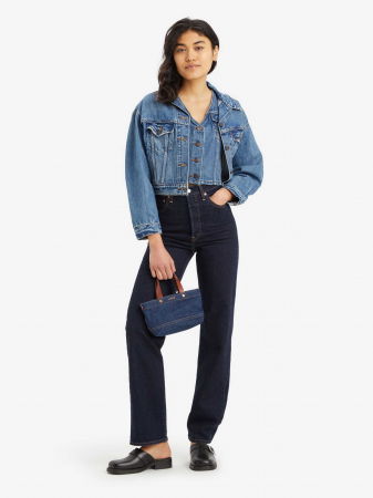 FEMEI - Levi's Blugi Indigo Ribcage Full Length Ribcage Femei