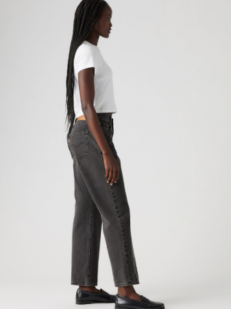 Levi's Женские Джинсы Тёмные Серые 501 Straight [3]