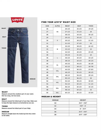 Levi's Мужские Джинсы Тёмные Серые 512 Slim Taper [5]