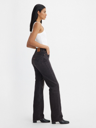 ЖЕНЩИНЫ - Levi's Женские Джинсы Тёмные Серые Ribcage Full Length Straight