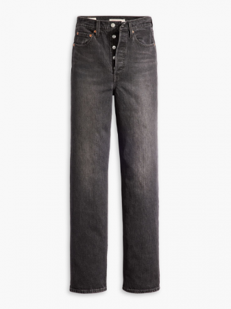 Levi's Blugi Gri Inchis Ribcage Full Length Straight Femei [5]