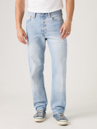 МУЖЧИНЫ - Levi's Мужские Джинсы Светло-Синие 501 Straight