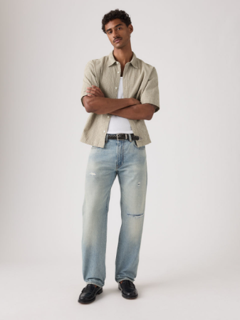 МУЖЧИНЫ - Levi's Мужские Джинсы Светло-Синие 555 Relaxed Straight