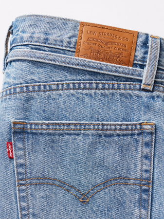 Levi's Blugi Albastri Xl Straight Straight Femei [8]
