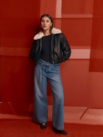 Levi's Blugi Albastri Xl Straight Straight Femei [6]