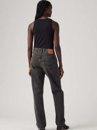Straight - Levi's Женские Джинсы Тёмные Серые 501 Straight