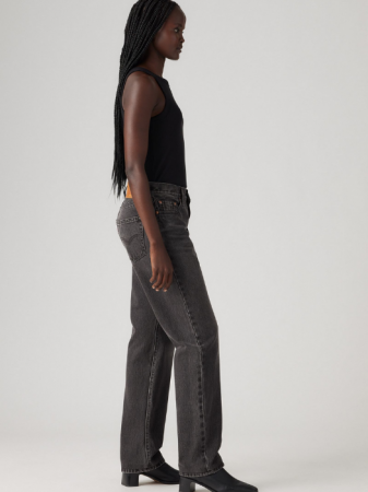 FEMEI - Levi's Blugi Gri Inchis 501 Straight Femei