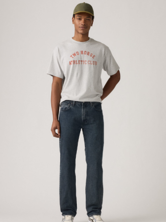 JEANS - Levi's Blugi Navy 555 Relaxed Straight Barbati