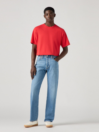 JEANS - Levi's Blugi Albastri Deschisi 501 93 Straight Barbati