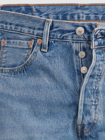 BARBATI - Levi's Blugi Albastri Deschisi 501 93 Straight Barbati