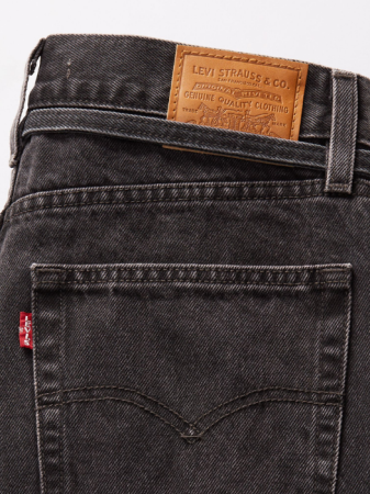 Straight - Levi's Blugi Gri Inchis Xl Straight Loose Straight Femei