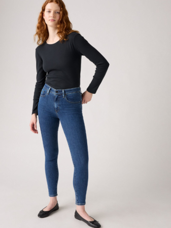 Skinny - Levi's Blugi Albastri 721 Skinny Femei