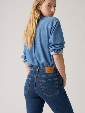 Bootcut - Levi's Женские Джинсы Темно-Синие 725 Bootcut