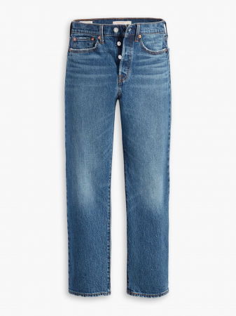 Levi's Blugi Albastri Wedgie Straight Straight Femei [5]