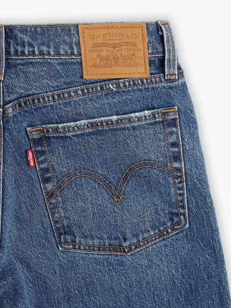 Levi's Blugi Albastri Wedgie Straight Straight Femei [4]