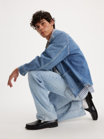 Loose - Levi's Blugi Albastri Deschisi 568 Loose Straight Barbati