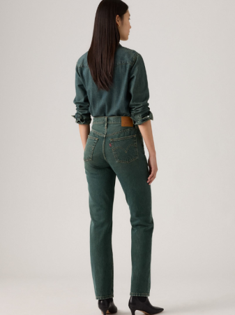 Straight - Levi's Blugi Navy 501 Straight Femei
