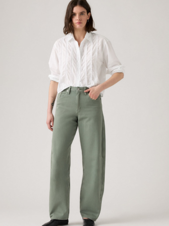 FEMEI - Levi's Blugi Verzi Baggy Dad Barrel Barrel Femei