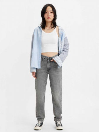 FEMEI - Levi's Blugi Gri Deschis 80S MOM Tapered Femei