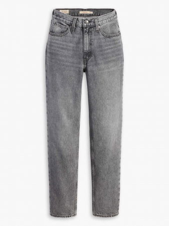 Tapered - Levi's Blugi Gri Deschis 80S MOM Tapered Femei