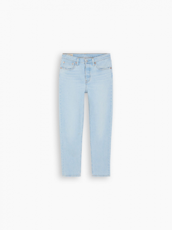 ЖЕНЩИНЫ - Levi's Женские Джинсы Светло-Синие 501 CROP Straight
