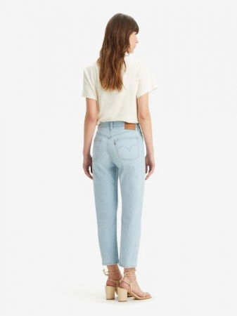 Straight - Levi's Женские Джинсы Светло-Синие 501 CROP Straight
