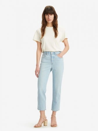 Straight - Levi's Женские Джинсы Светло-Синие 501 CROP Straight
