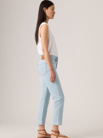 Levi's Женские Джинсы Светло-Синие 501 CROP Straight [10]
