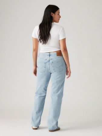 Levi's Женские Джинсы Светло-Синие 501 90 Straight [4]