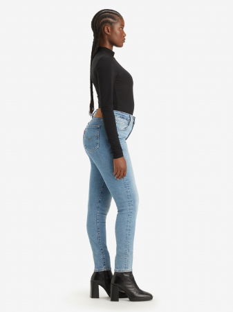 Skinny - Levi's Blugi Albastri Deschisi 721 Skinny Femei