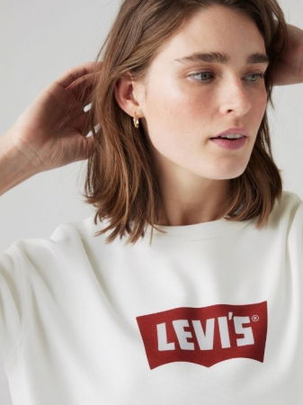 FEMEI - Levi's Bluza Alba Regular Femei