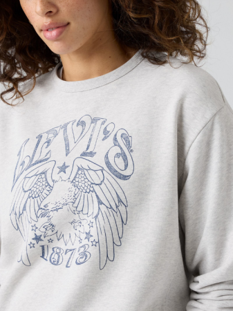 Hanorace - Levi's Bluza Gri Deschis Regular Femei