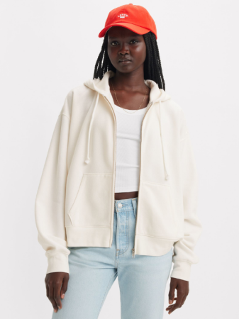 IMBRACAMINTE - Levi's Bluza Alba Relaxed Femei