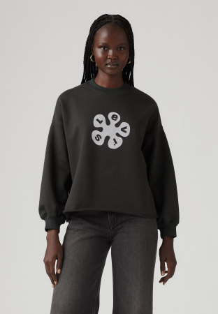 FEMEI - Levi's Bluza Neagra Relaxed Femei