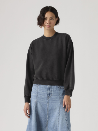 FEMEI - Bluza Neagra Relaxed Femei