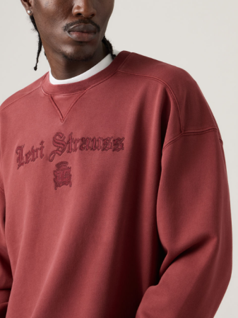 МУЖЧИНЫ - Levi's Мужской Свитшот Красный Relaxed