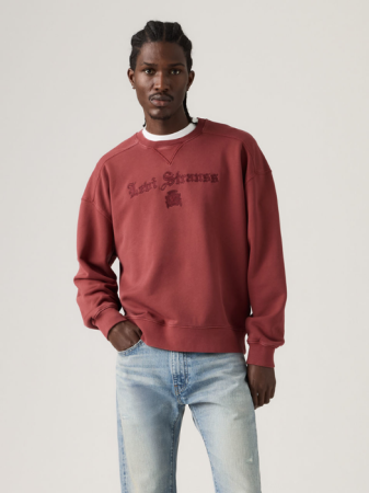 МУЖЧИНЫ - Levi's Мужской Свитшот Красный Relaxed