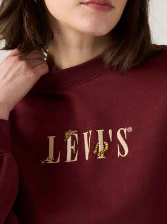 Толстовки - Levi's Свитшот Bordo Relaxed