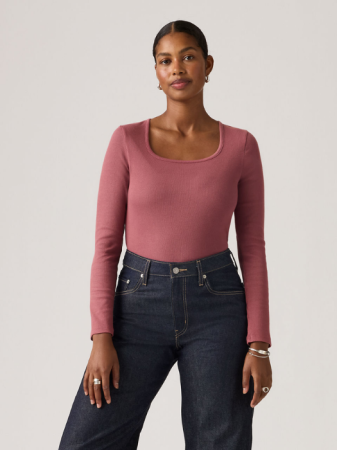 ЖЕНЩИНЫ - Levi's Женский Свитшот Бордо Slim