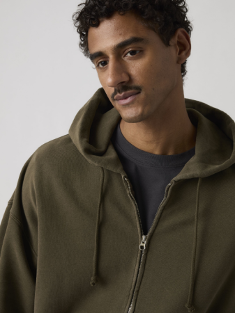 Hanorace - Levi's Bluza Cafenie Relaxed Barbati