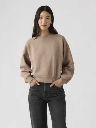 ЖЕНЩИНЫ - Levi's Женский Свитшот Коричневый Relaxed