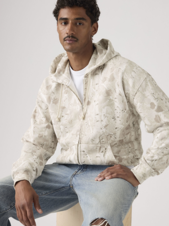 Hanorace - Levi's Bluza Gri Relaxed Barbati