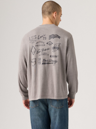 IMBRACAMINTE - Levi's Bluza Gri Deschis Relaxed Barbati