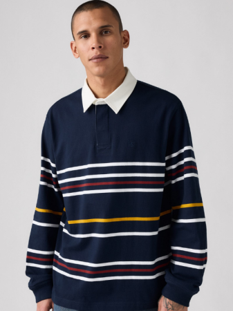 МУЖЧИНЫ - Levi's Свитшот Navy/Alb Relaxed