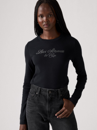 FEMEI - Levi's Bluza Neagra Regular Femei