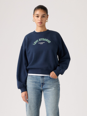 Hanorace - Levi's Bluza Neagra Relaxed Femei