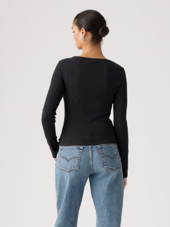 FEMEI - Levi's Bluza Neagra Slim Femei