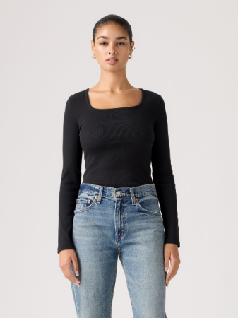 FEMEI - Levi's Bluza Neagra Slim Femei